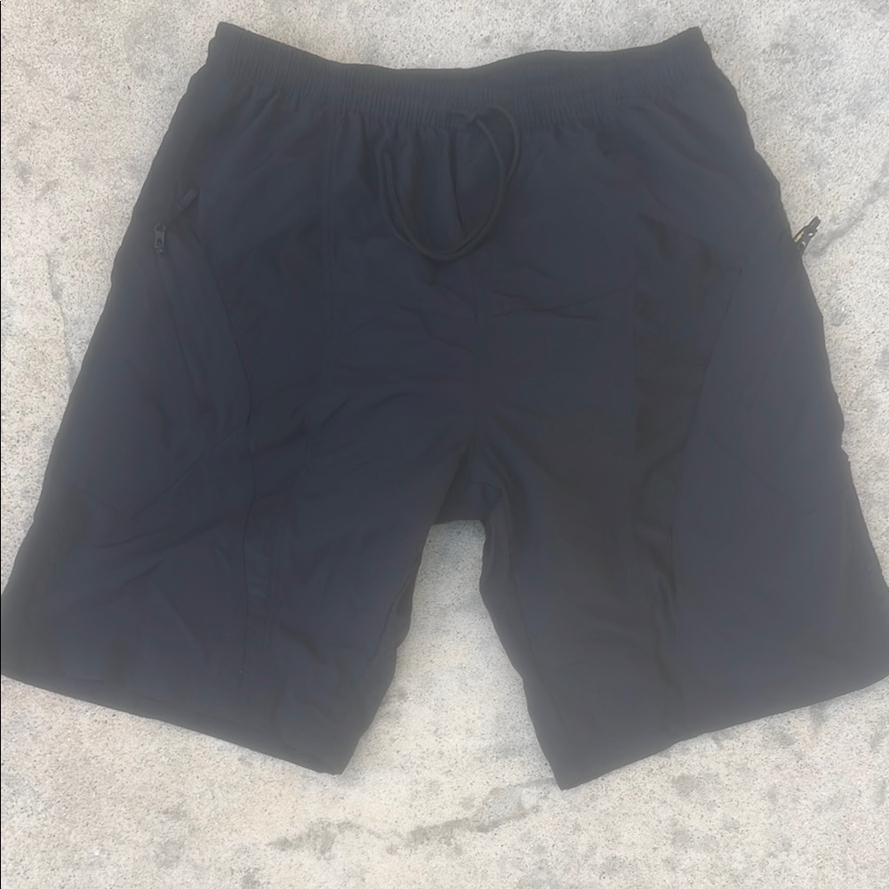 Santic Men's Black Padded Cycling Shorts Size 2XL